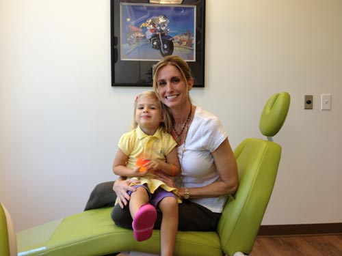Atlanta pediatric dentist - in the chair